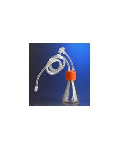 Corning® Erlenmeyer Flask, 125mL, Plain, With Aseptic Connector, MLL, 1/8",ID C-Flex,Sterile