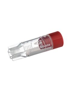 CRYO.S, 1 ML, PP, KONISCHER BODEN, INNENGEWINDE, SCHRAUBVERSCHLUSS ROT,