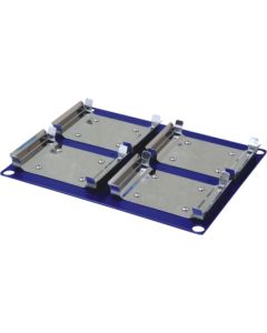 Magnetische Plattform für 4 Microplates