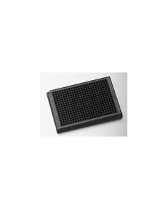 Microplate, 384 Well, Polypropylene, Black, Round Bottom, Square Wells, Not Treated, no Lid, Nonsterile, Bulk