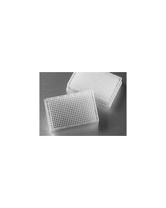 Microplate, Storage, 384 Well, Polypropylene, 180 µL, Clear, Square Wells, Round Bottom, Not Treated, no Lid, Nonsterile, Bulk