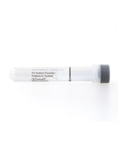 MiniCollect® Complete 0,25 ml FX Natrium graue Kappe, vormontiert mit Trägerröhrc