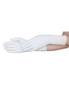 SafeGrip® Handschuhe Nitril 30 cm, WEISS 100 St/Pkg. MEDIUM