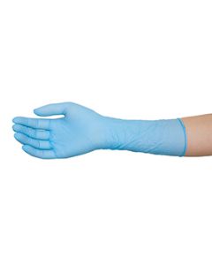 SafeGrip® NX Nitril Handschuhe, BLAU, 32 cm, 100 St, X-SMALL