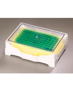 IsoFreeze PCR Rack 96 Pos. 0,2ml Röhrchen, grün/gelb