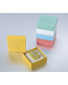 Karton Cryo-Box farbig, 100 Pos. 50 mm hoch , 5 Boxen/Set