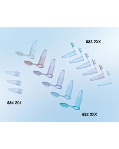 SAPPHIRE PCR-REAKTIONSGEFÄSS, 0,5 ML, PP MIT ANGEHÄNGTEM GEFROSTETEM FLACHEM DECK