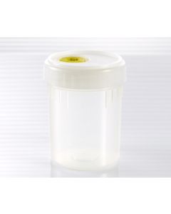 Urinbecher mit Sicherheitsstopfen 100 ml einzelverpackt, steril