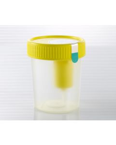Urinbecher mit integrierter Transfereinh einzelverpackt, steril